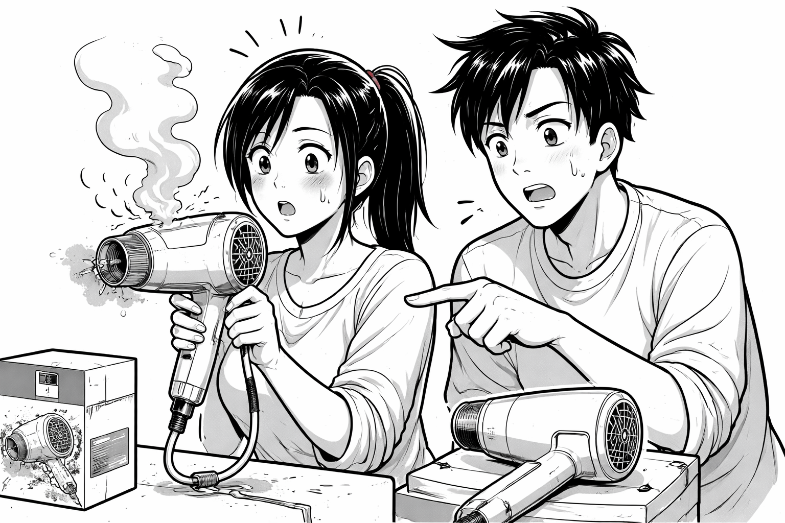 ドライヤーの寿命は何年?焦げ臭い・風が弱いは買い替えサイン