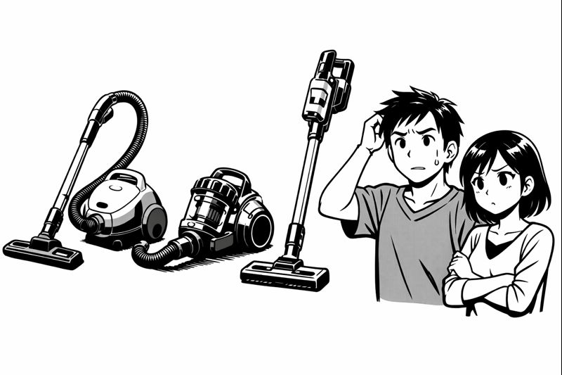 掃除機の寿命と買い替えどき【紙パック・サイクロン・コードレス別】
