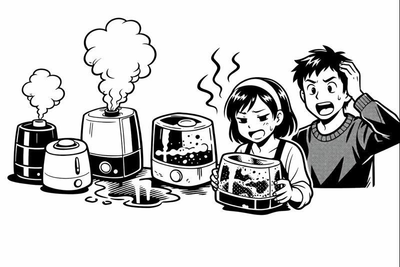 加湿器の寿命と買い替えどき【カビ・水垢・雑菌対策】